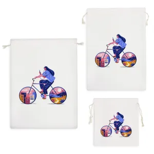 کیسه نظم دهنده دختر دوچرخه سوار