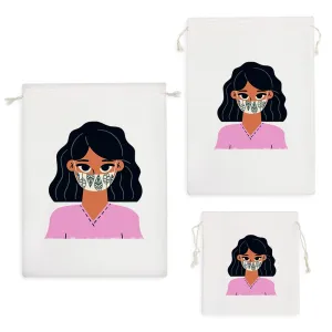 کیسه نظم دهنده دختر با ماسک