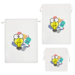 کیسه نظم دهنده جشن الفبا لـ ل مثل لامپ