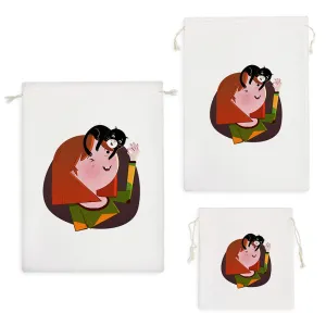 کیسه نظم دهنده دختر و گربه