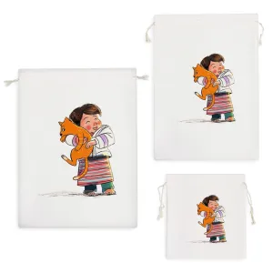 کیسه نظم دهنده دختر و گربه