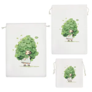 کیسه نظم دهنده دختر و برگ