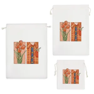 کیسه نظم دهنده پیراهن و گل