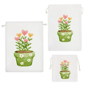 کیسه نظم دهنده گلدان قلبی