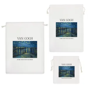 کیسه نظم دهنده شب پر ستاره بر فراز رن ونسان ونگوگ