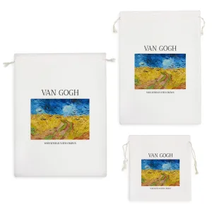 کیسه نظم دهنده مزرعه گندم با کلاغ ها ونسان ونگوگ