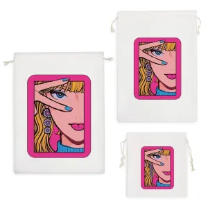 کیسه نظم دهنده دختر مو زرد