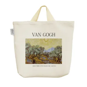 ساک خرید پارچه ای درختان زیتون ونسان ونگوگ