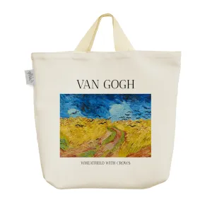 ساک خرید پارچه ای مزرعه گندم با کلاغ ها ونسان ونگوگ