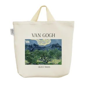 ساک خرید پارچه ای درختان زیتون ونسان ونگوگ
