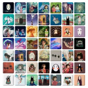 پیکسل مربعی انیمه شهر اشباح Spirited Away