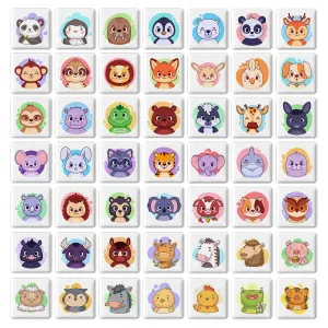 پیکسل مربعی حیوانات کیوت و بامزه