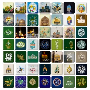 پیکسل مربعی امام رضا (ع)