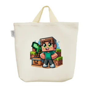 ساک خرید پارچه ای بازی ماینکرافت (Minecraft)