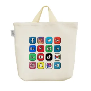 ساک خرید پارچه ای لوگو