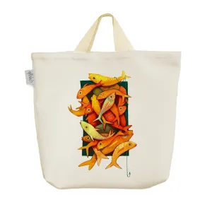 ساک خرید پارچه ای ماهی