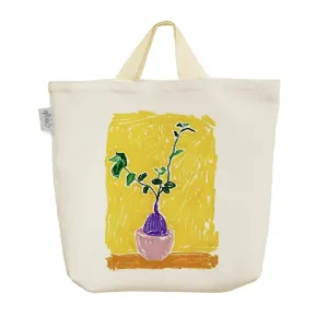 ساک خرید پارچه ای گلدان گل