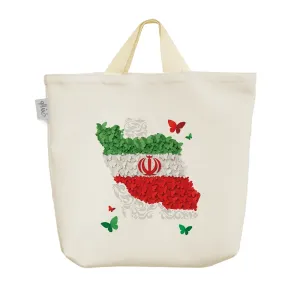 ساک خرید پارچه ای نقشه ایران (Iran)