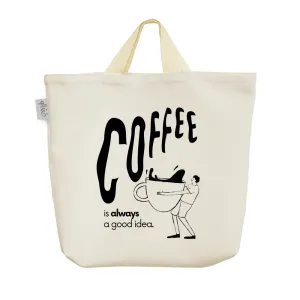ساک خرید پارچه ای قهوه (Coffee)
