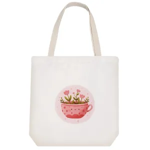 توت بگ پارچه ای فنجان گل