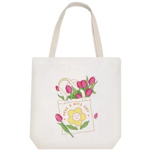 توت بگ پارچه ای کیف گل