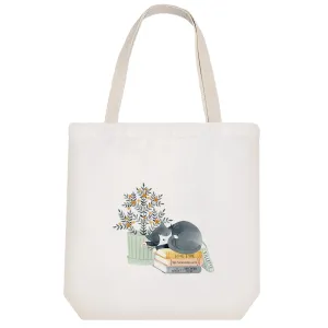توت بگ پارچه ای گربه و کتاب