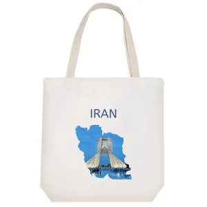 توت بگ پارچه ای نقشه ایران (Iran)