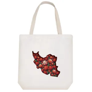 توت بگ پارچه ای نقشه ایران (Iran)