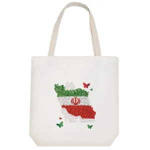 توت بگ پارچه ای نقشه ایران (Iran)