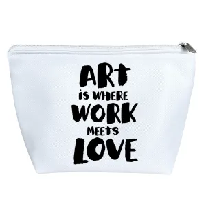کیف لوازم آرایش Art Is Where Work Meets Love